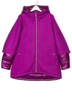 Herno Kids TEEN zip-up hooded coat