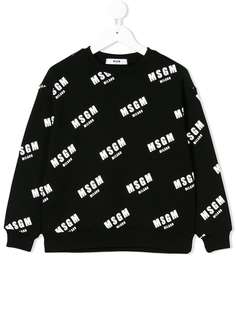 Msgm Kids толстовка с принтом