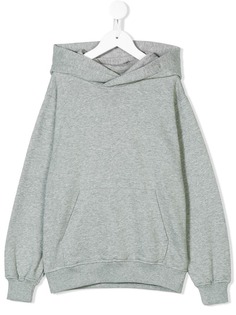 Msgm Kids толстовка с капюшоном и принтом логотипа