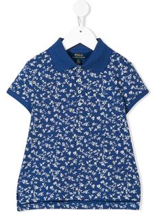 Ralph Lauren Kids рубашка-поло с цветочным узором