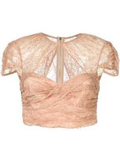 Alice Mccall Sweetly cropped top