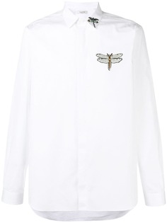 Valentino рубашка с вышитой стрекозой