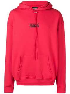 Represent толстовка с логотипом и капюшоном