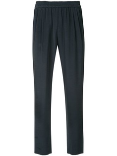 Layeur cropped ruffled trousers