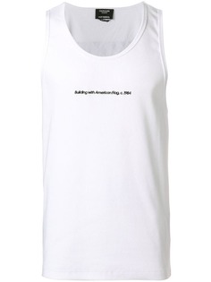Calvin Klein 205W39nyc топ без рукавов со слоганом