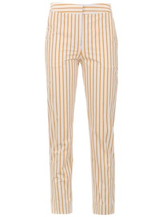 Egrey striped skinny trousers