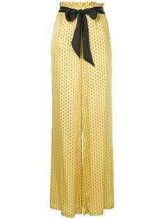 Asceno брюки с завышенной талией и принтом в точку