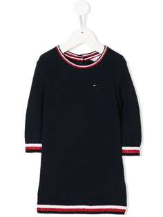 Tommy Hilfiger Junior платье-свитер с круглым вырезом