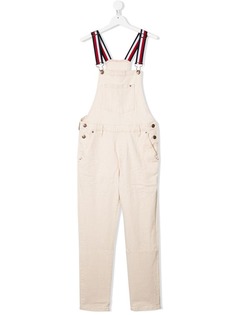 Tommy Hilfiger Junior джинсовый комбинезон с прямыми брючинами