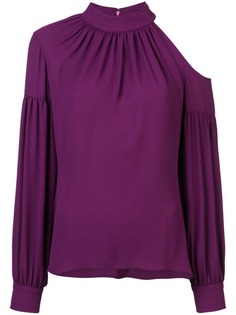 Josie Natori блузка с вырезом