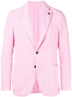 Gabriele Pasini однобортный вельветовый блейзер