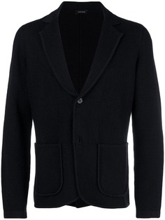 Z Zegna трикотажный блейзер узкого кроя