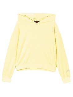 Juicy Couture Kids велюровый пуловер с капюшоном