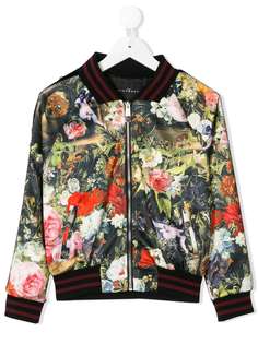 John Richmond Junior floral bomber jacket