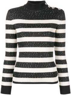 Balmain джемпер с высоким воротом и пуговицами