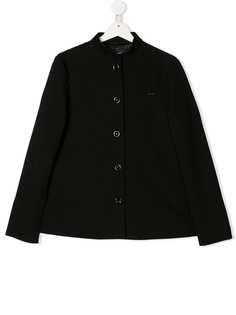 Diesel Kids mandarin collar A-line blazer