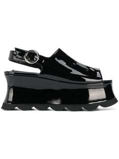 McQ Alexander McQueen босоножки с открытой пяткой на платформе