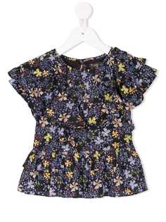 Velveteen Black Forest printed blouse