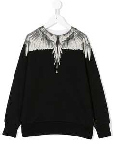 Marcelo Burlon County Of Milan Kids толстовка с принтом крыльев