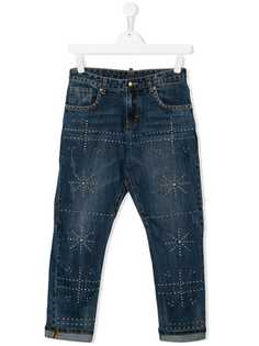 John Richmond Junior TEEN stud embellished jeans