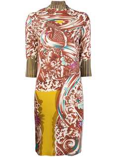 Kenzo Vintage облегающее платье с принтом