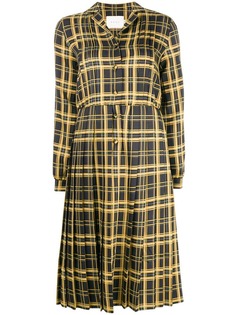 Neul checked pleated dress