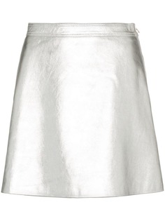 Moschino юбка мини А-силуэта с завышенной талией