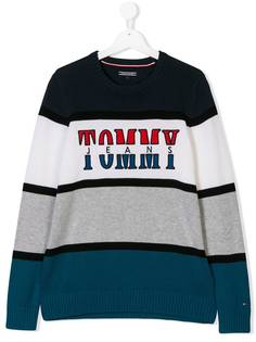 Tommy Hilfiger Junior джемпер с вышитым логотипом