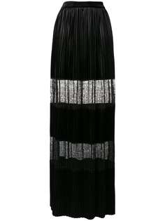 Blumarine юбка макси с кружевными вставками