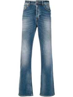 Versace Jeans джинсы прямого кроя с выцветшим эффектом