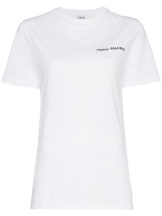 Loewe футболка с круглым вырезом и логотипом сзади