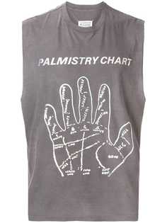 Maison Margiela Palmistry Chart tank top