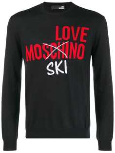 Love Moschino джемпер вязки интарсия