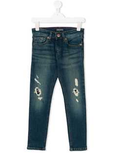 Tommy Hilfiger Junior джинсы с эффектом "варенки" и прорванными деталями