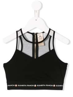 Elisabetta Franchi La Mia Bambina cropped tank top
