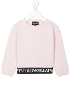 Emporio Armani Kids толстовка с логотипом