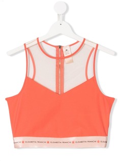 Elisabetta Franchi La Mia Bambina TEEN cropped tank top