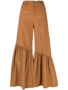 Neul ruffled hem trousers