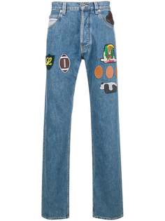 Loewe джинсы с нашивками