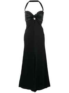 Romeo Gigli X Eggs long halterneck gown