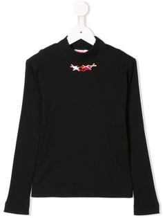 Familiar stitch-detail ribbed top