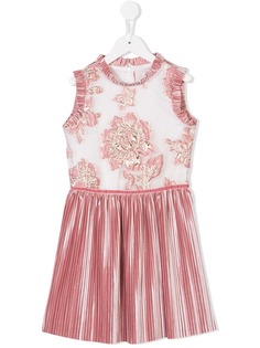 David Charles Kids плиссированное платье в стиле барокко