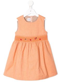 Familiar embroidered waistband dress