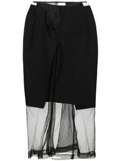 Comme Des Garçons Vintage прозрачная юбка