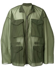 Oamc куртка модели "оверсайз" в стиле "милитари"