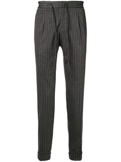 Paolo Pecora pinstripe tapered trousers