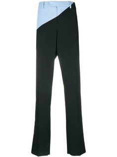 Calvin Klein 205W39nyc прямые двухцветные брюки