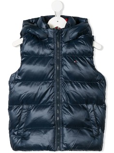 Tommy Hilfiger Junior zipped padded vest