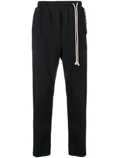 Alchemy dropped crotch track trousers