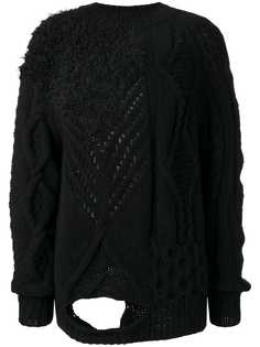 Almaz detailed knit jumper